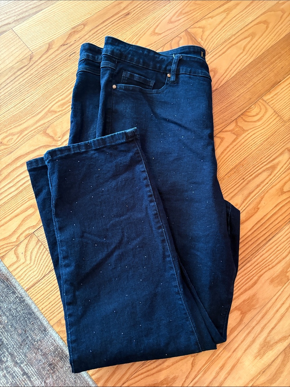 NWOT Sz 24 Laura Plus Embellished Jeans